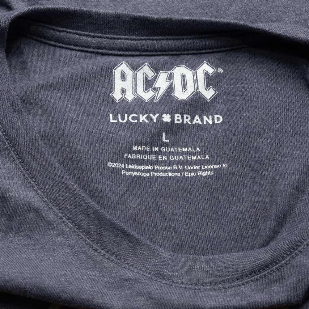 Lucky Brand‎ AC/DC Band Graphic T Shirt Large - Picture 3 of 6